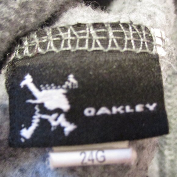 Oakley Sport Men XX Large Gray Black Full Zip Pockets Long Sleeve Hooded Jacket - Picture 9 of 9